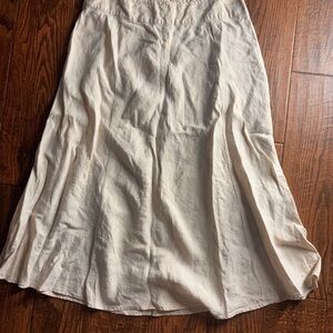 Charter Club Cream A-Line Skirt